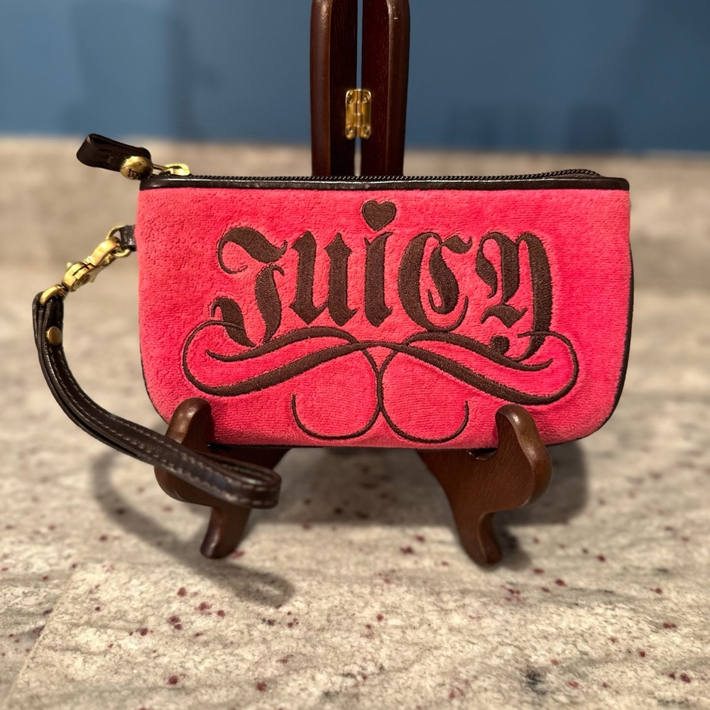 Juicy Couture Velour Y2K Wristlet